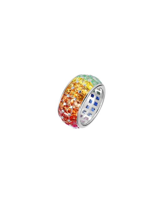 Arte Madrid White Sundaze Dome Ring