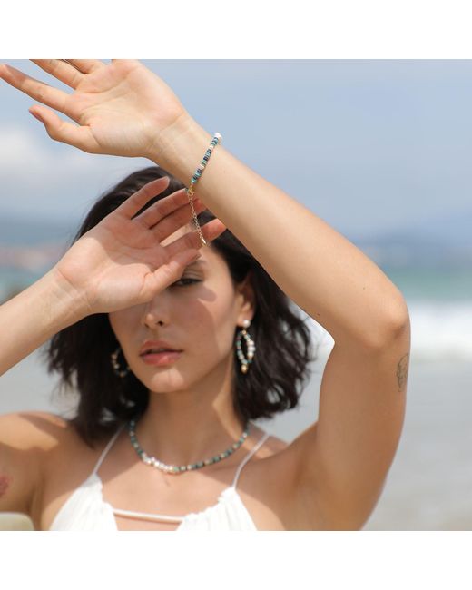 Retro Chic Metallic Thetis Necklace