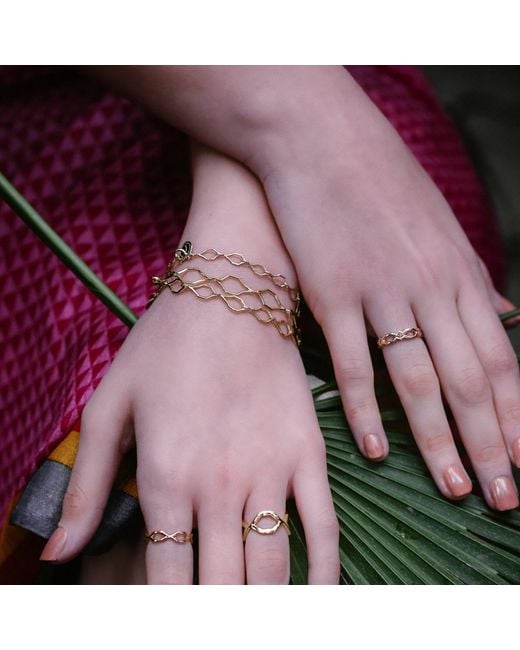 C|Nd|N by Candan Balto Metallic Artdeco Bracelet