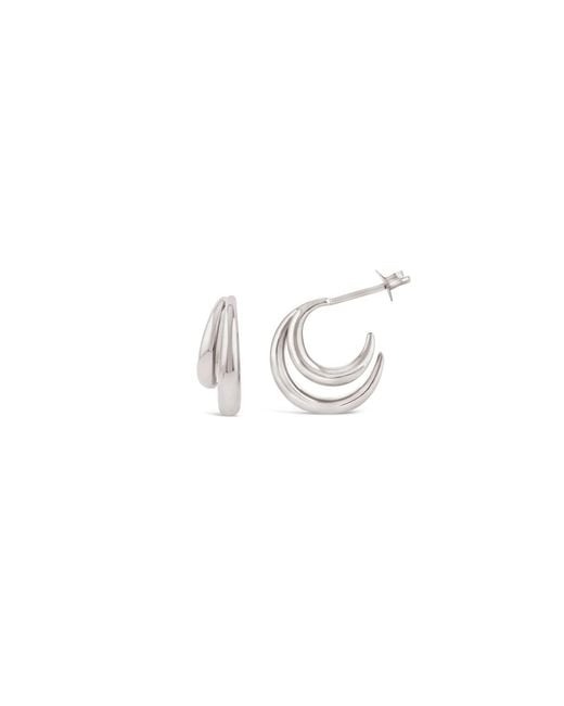 Dinny Hall White Toro Double Hoops