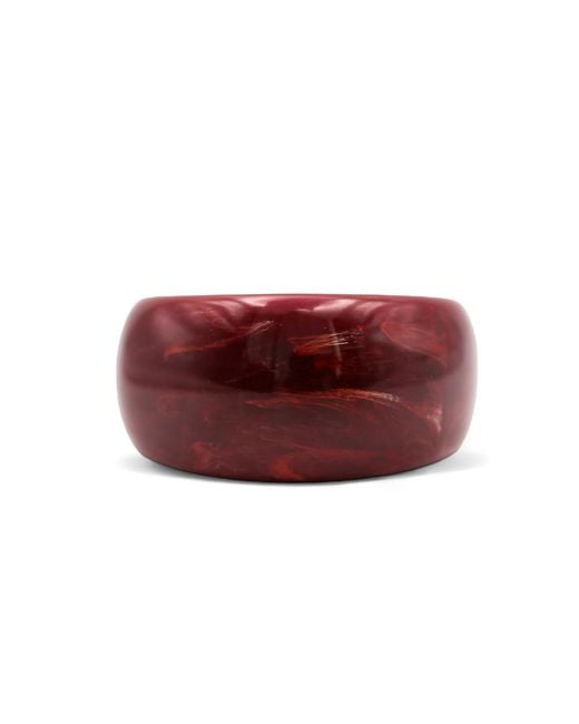 Miss Cecilia Red Molten Marble Bangle
