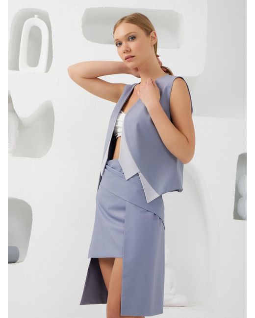 Lumina Eligma Blue Collar-Elle Vest