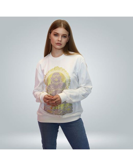 Miracles Manifester Gray Happy Buddha