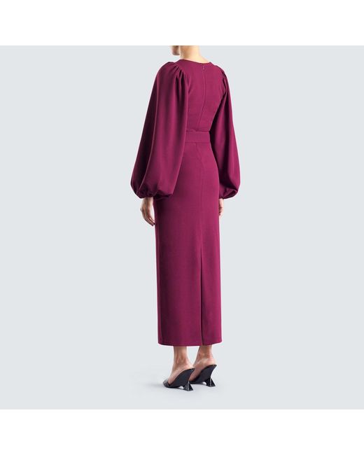 Meem Label Purple Willow Plum Dress