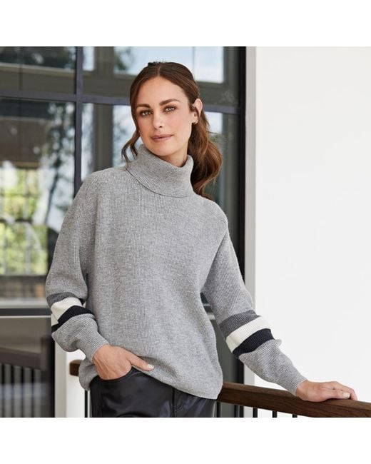 Cove Gray Rosa Roll Neck Jumper