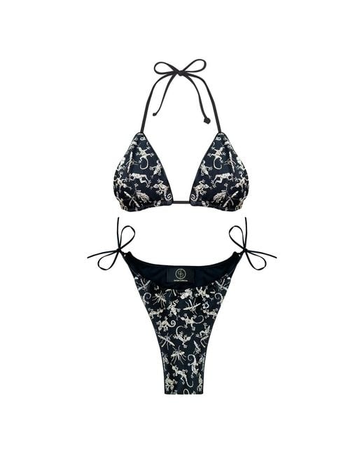 GeeGee Collection Black Superstitious Creatures Bikini