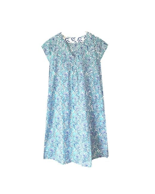 Lime Tree Design Blue Audrey Shift Jaipur