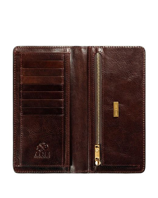 Time Resistance Brown A Coat Wallet For