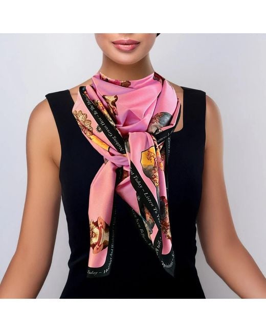 Maxjenny Pink Scarf