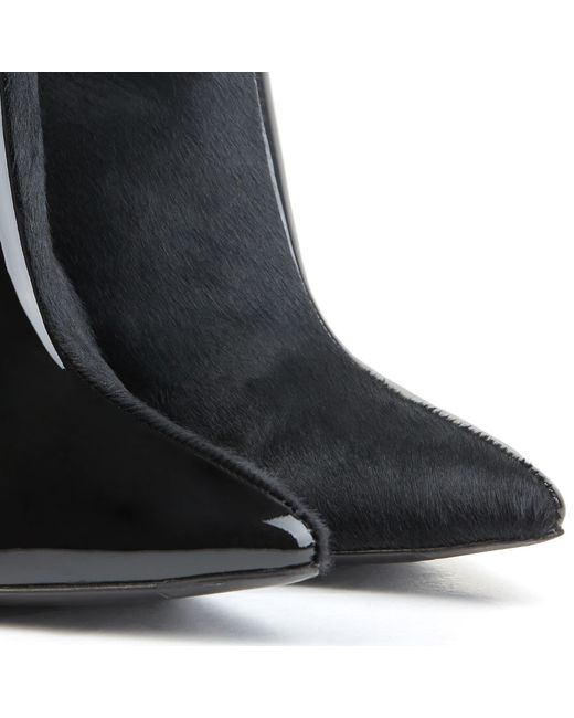 Rosamund Muir London Black Paulina Duo Texture Boots
