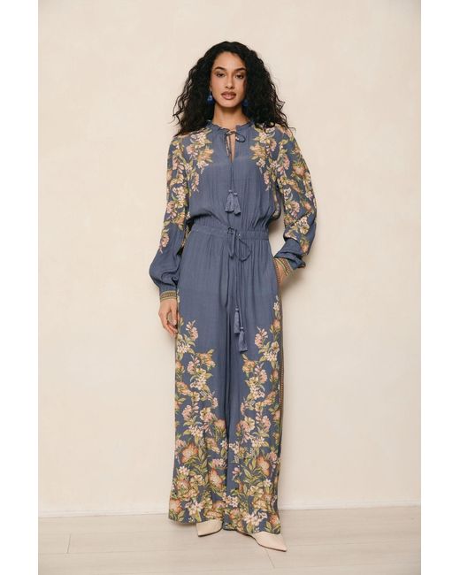 Raishma Blue Hailey Jumpsuit