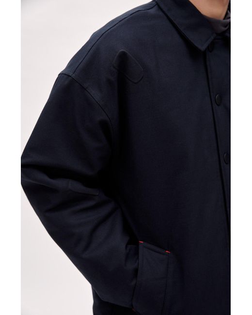 Pcfg Blue Oversized Puffer Jacket for men
