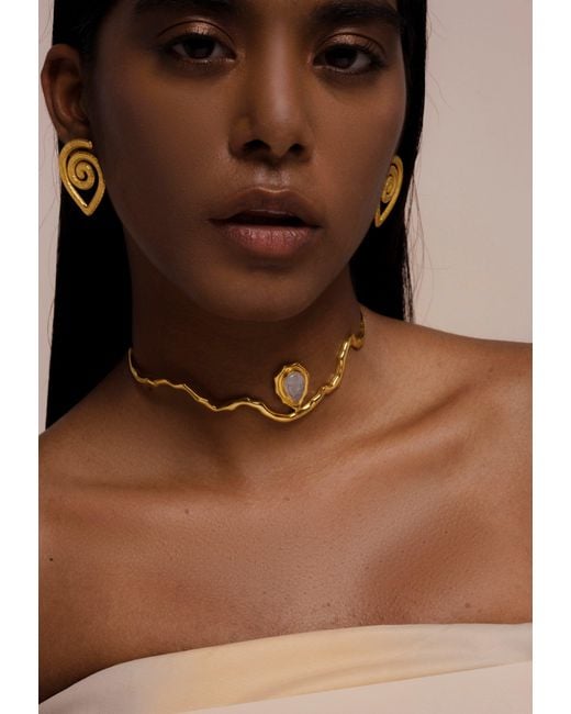 Lavani Jewels Metallic Gratitude Choker