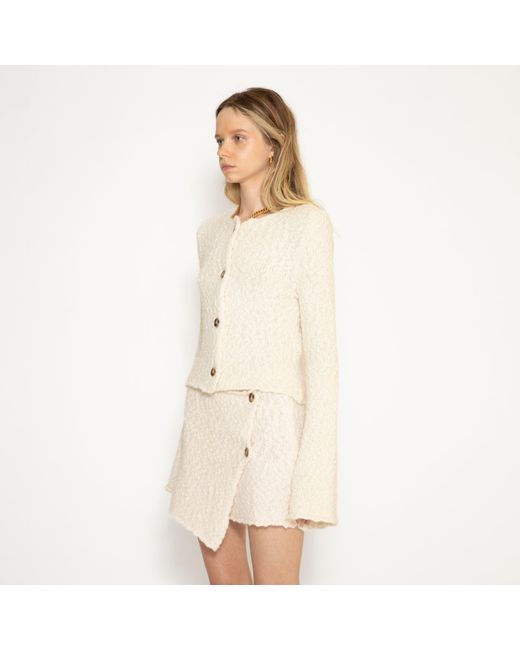 SVETA Milano Natural Louise Alpaca Wool Cardigan