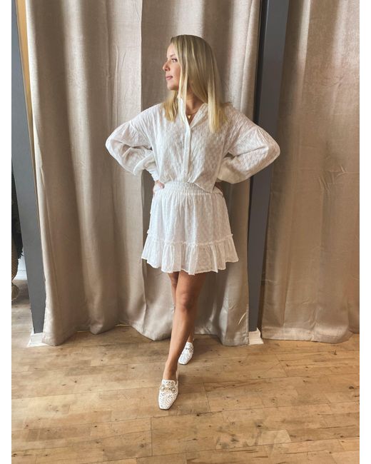 Lula-Ru White Ida Cotton Shirt