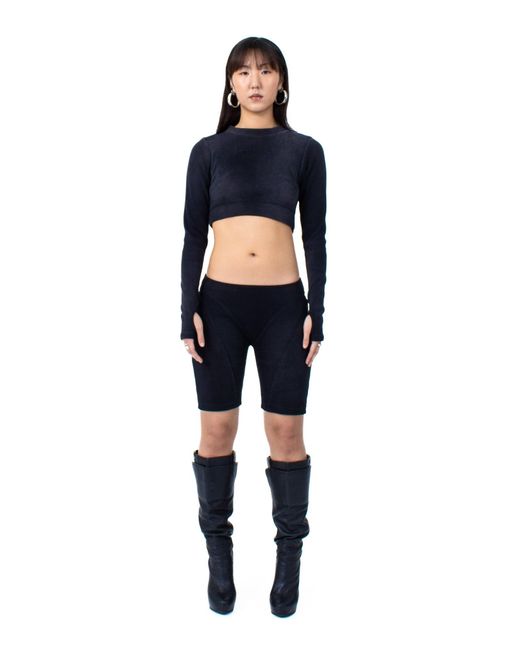 Ardea Blue Stride Biker Shorts