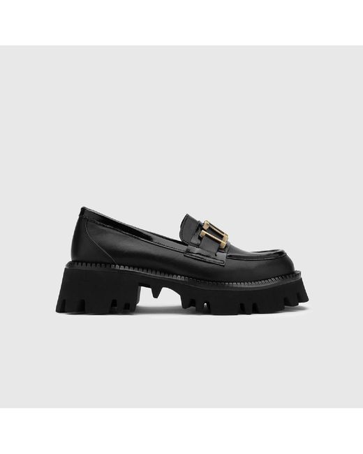 Ilvi Black Anto Patent Leather Loafer