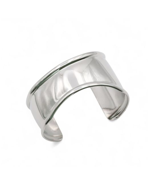 Miss Cecilia Metallic Arc Cuff Bangle