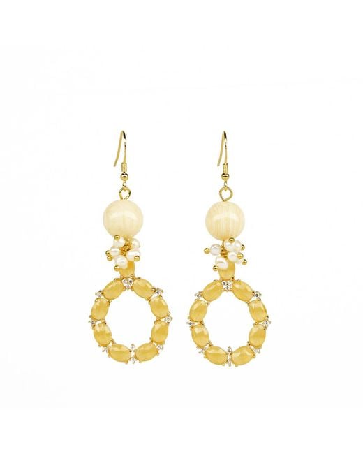 Addicted Metallic Iride Dangle Earrings Color