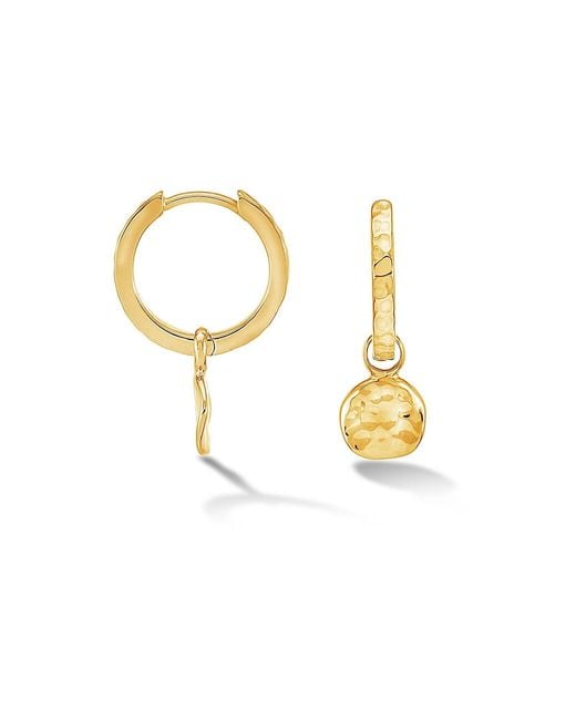 Dower & Hall Metallic Hammered Disc Nomad Hoops