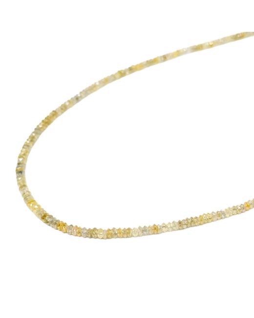 Rahul's Jewels Metallic 16"-18" Adjustable Length Genuine Diamond Necklace