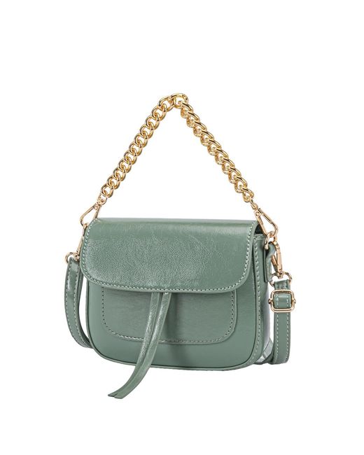 Mkf Collection - J'omor Green Yareli Tote Bag With Mini Bag- 2-Piece Set