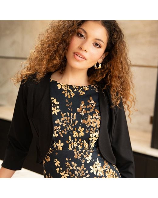Alie Street London Blue Freya Bolero Jacket