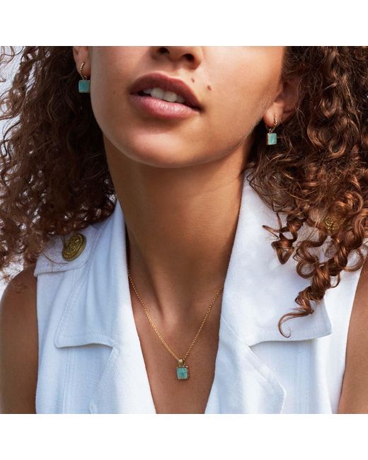 Muru Metallic Amazonite Necklace