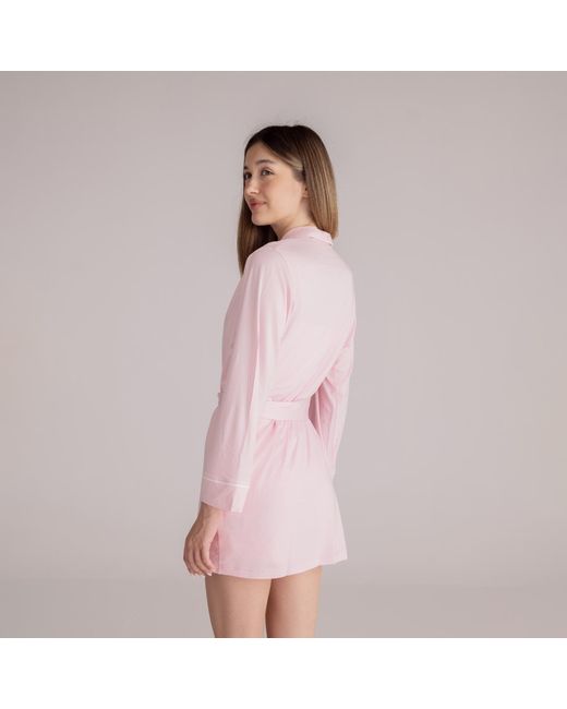 Reve Sleepwear Pink Tencel Robe