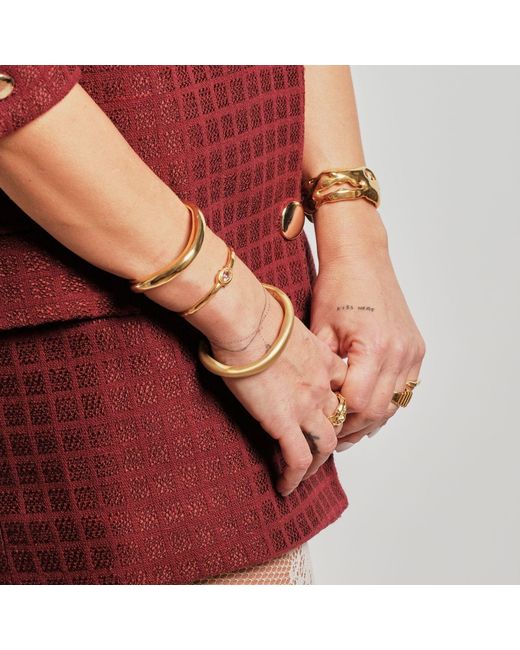 LINYA JEWELLERY Metallic Olivia Stone Handcuff