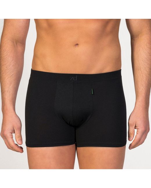 Zd - Zero Defects Black Apolo Trunk Soy Fiber – Comfort & Natural Freshness for men