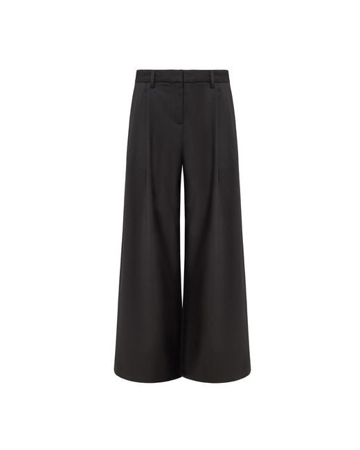 Mandragora Black Straight Leg Trousers Estra