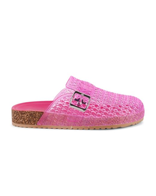 INTENTIONALLY ______ Pink Seth Jelly Clog Mule