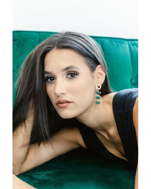 Adriana Pappas Designs White Supernova Studs