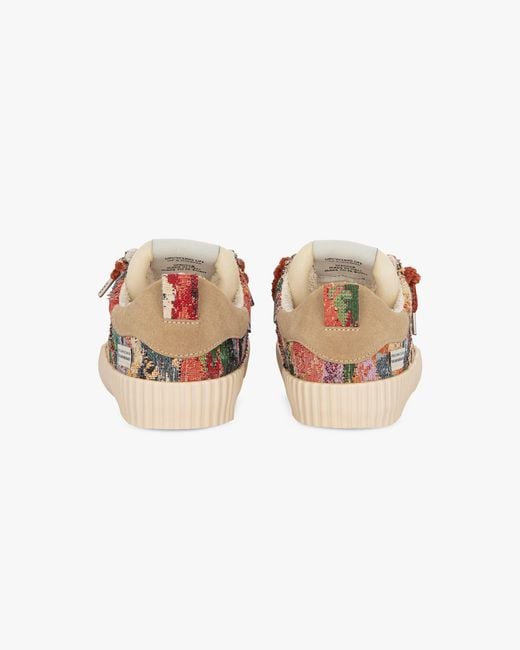 Springa | Unique Vulcanized Sneakers Italian Handmade Pink Wavy Towel Sneakers for men