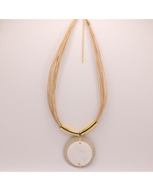 Nart Nature Making Art Brown The Buriti Natural Fiber Mother Of Pearl Medal