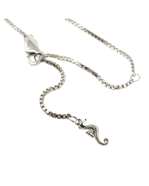 NASI SILVER Metallic Baguette Nahar Necklace- Garnet