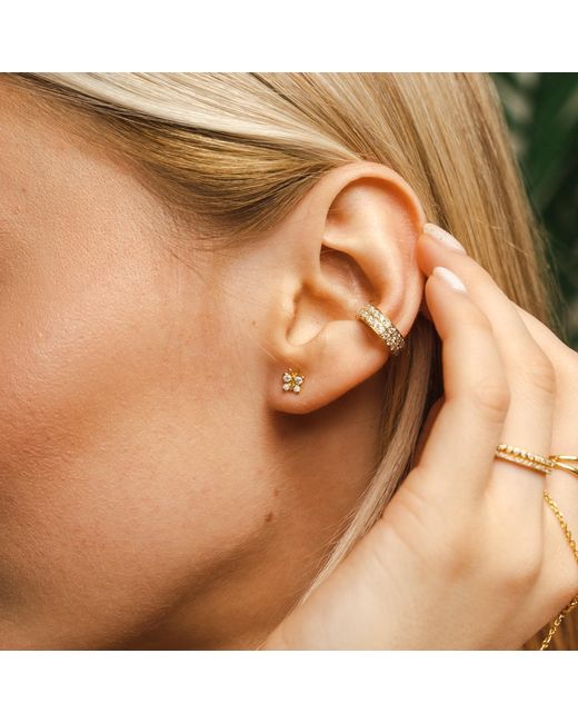 BLOOMTINE | Earth Angel HQ Metallic Enchanting Flutterfly Vermeil Butterfly Studs