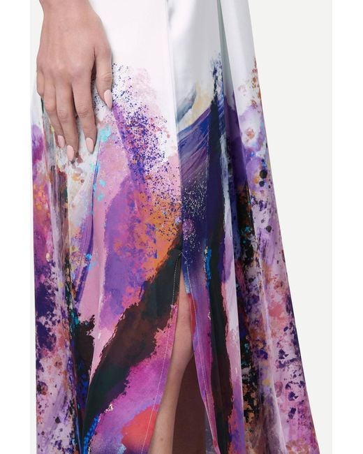 Zafur Purple Positano Beach Over Dress