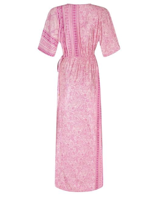 Chic by Lirette Pink Kimono Dress Lotus Guna