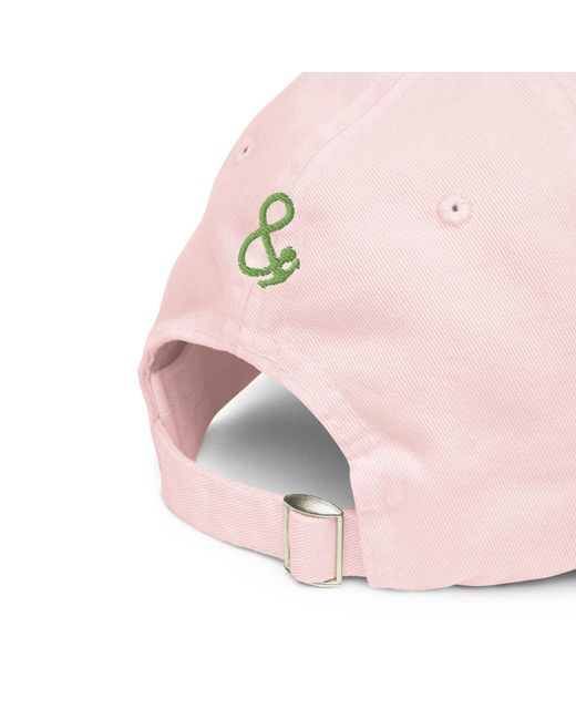 Anchor and Crew Pink Pastel Mojito Is My Side Hustle Club Chino Embroidered Cap