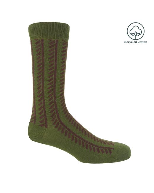 Peper Harow - Made in England Blue Vector Stripe Socks – Bundle for men