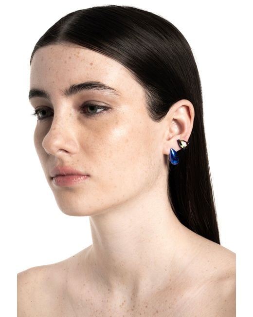 Lavani Jewels Blue Kusanagi Drop Earrings