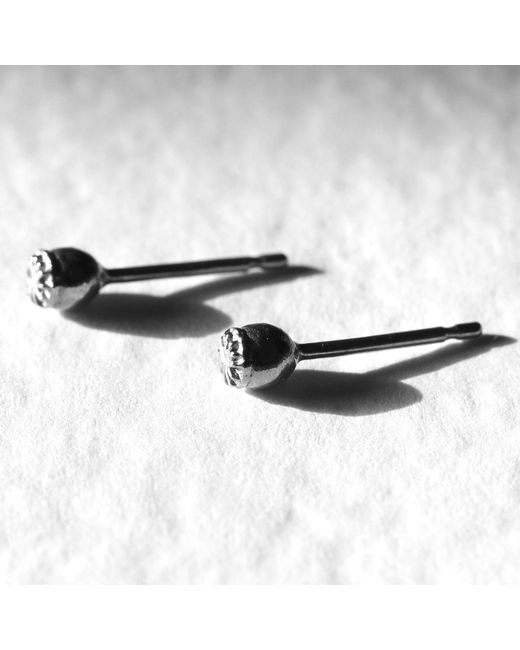 Lee Renee Metallic Poppy Seedpod Earrings