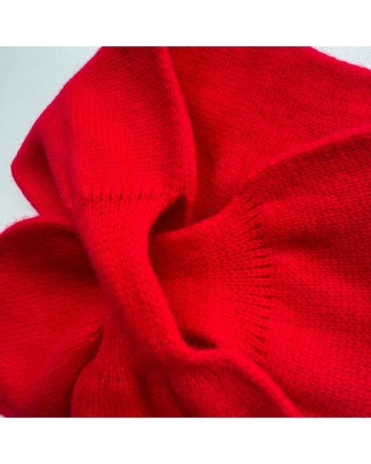 My Little Nature Red Pure Cashmere Scarf