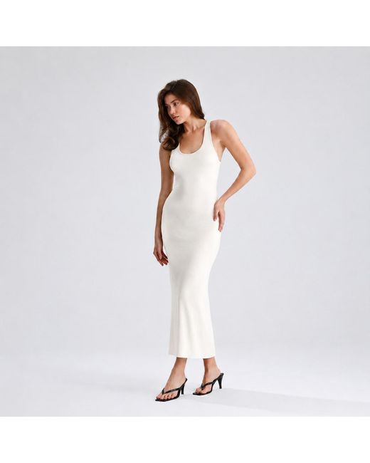 Maison De Gala White Neutrals Aria Ivory Dress