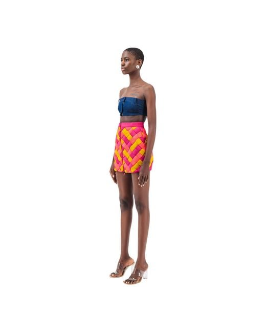Úchè Pink Braided Skirt