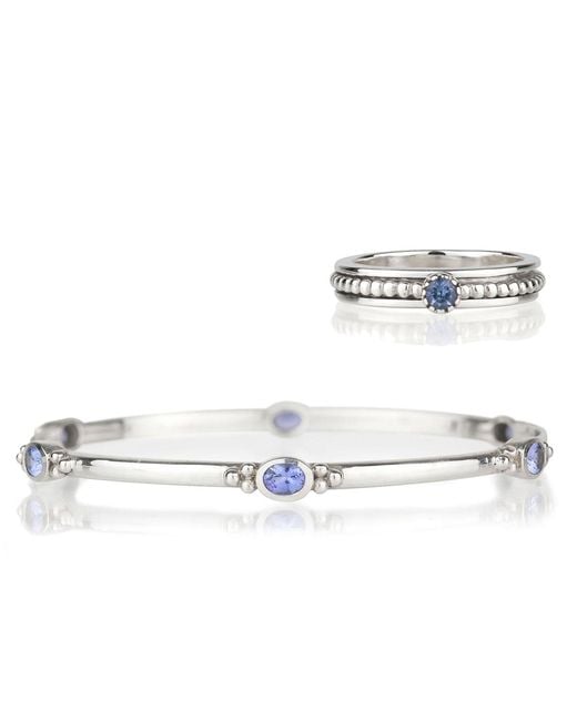Charlotte's Web Jewellery Metallic Lalita Spinning Ring & Holi Jewel Bangle Gift Set