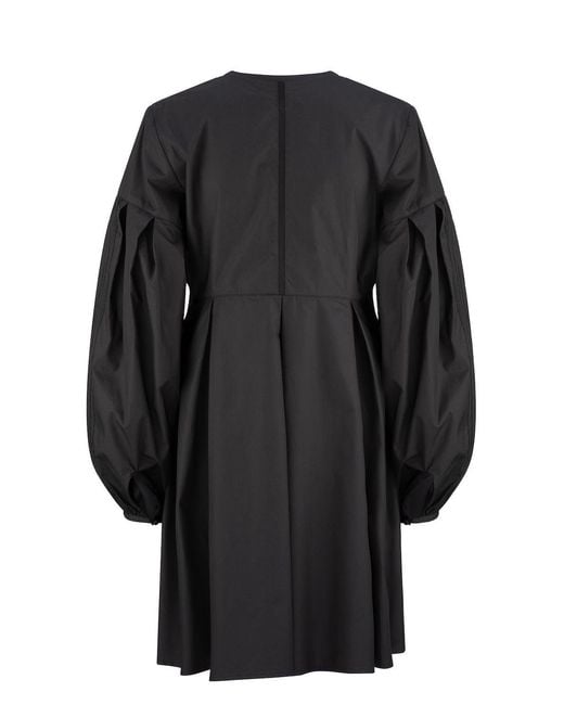 Dref Black Eris Balloon Sleeve Dress