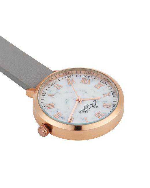 Bermuda Watch Company Metallic Annie Apple Meraki Marble Leather Fob 35
